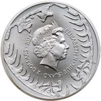 Niue. A Pair of 2021 Czech Republic Lion 1 Oz and 2 Oz Silver Coins