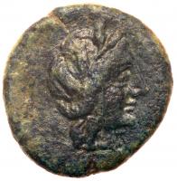 Sicily, Aitna. Ã Sextans (2.91 g), ca. 208-205 BC Choice VF