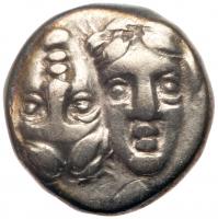 Thrace. Istros, 400-350 BC. Silver Drachm (16 mm 6.04 g) VF