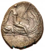 Euboea. Histiaia, ca. 313-265 BC. Silver Tetrobol (11 mm 1.64 g)BC Choice VF - 2