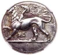 Sikyonia, Sikyon. Silver Stater (12.00 g), ca. 335-330 BC