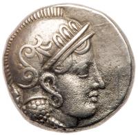 Baktria(?), Uncertain. Silver Didrachm (7.17 g), ca. 323-240 BC Choice VF