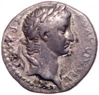 Cappadocia, Eusebeia. Tiberius with Drusus Caesar. AD 14-37. AR Drachm (18mm, 3.47g)