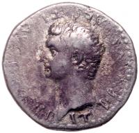 Cappadocia, Eusebeia. Tiberius with Drusus Caesar. AD 14-37. AR Drachm (18mm, 3.47g) - 2