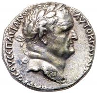 Syria, Seleucis and Pieria. Antioch, Vespasian, AD 69-79. AR Tetradrachm (25 mm, 14.23 g)