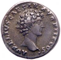 Antoninus Pius,with Marcus Aurelius as Caesar, AD 138-161. Silver Denarius (17mm 3.75g)