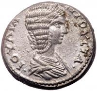 Syria, Seleucis and Pieria. Emesa. Julia Domna. Augusta, AD 193-217. AR Tetradrachm (26mm, 13.97g)