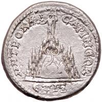 Cappadocia, Caesaraea-Eusebia. Caracalla, AD 198-217. AR Tetradrachm (24mm, 8.68 g) - 2