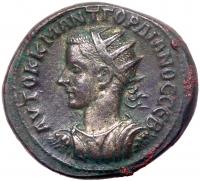 Syria. Seleucis and Pieria. Antioch. Gordian III. AD 238-244. BI Tetradrachm (29mm, 13.24g)