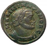 Gallerius as Caesar. AD 305-311. AE Follis (28 mm 9.99g) Choice VF