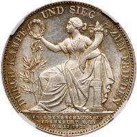 German States: Bavaria. Taler, 1871 NGC MS62 - 2