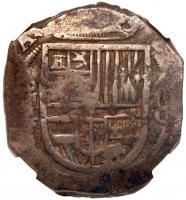 Mexico. Cob 8 Reales, ND (1607-16) Mo F NGC VF20