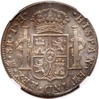 Mexico. 8 Reales, 1807-Mo TH NGC AU53 - 2