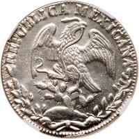 Mexico. 8 Reales, 1838-Go PJ NGC Unc - 2