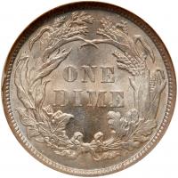 1883 Liberty Seated 10C NGC MS64 - 2