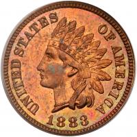 1883 Indian Head 1C PCGS PF63 RB