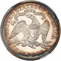 1870 Liberty Seated 50C NGC Proof 63 - 2