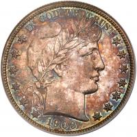 1903 Barber 50C PCGS Proof 62