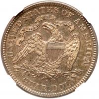 1876-S Liberty Seated 25C NGC MS64 - 2