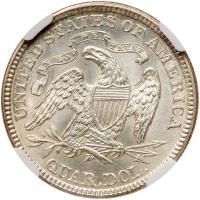 1876 Liberty Seated 25C NGC MS65 - 2