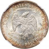 1876-S Trade $1 NGC MS62 - 2