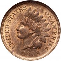 1909-S Indian Head 1C NGC MS64 RB