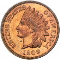 1909 Indian Head 1C PCGS PF64 RB