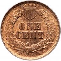 1864 Indian Head 1C. Bronze, with L PCGS MS64 RB - 2