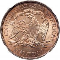 1876 Liberty Seated 50C NGC MS64 - 2