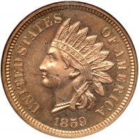 1859 Indian Head 1C NGC PF64 BR