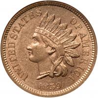 1859 Indian Head 1C NGC MS64