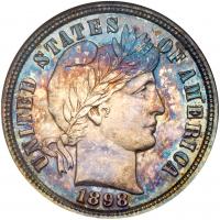 1898 Barber 10C NGC Proof 64