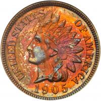 1905 Indian Head 1C NGC PF65 RB