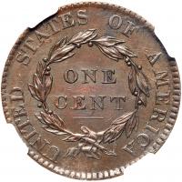 1820 Coronet Head 1C NGC MS64 BR - 2