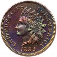 1882 Indian Head 1C PCGS PF66 BR