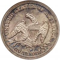 1860-O Liberty Seated 50C ANACS MS61 - 2