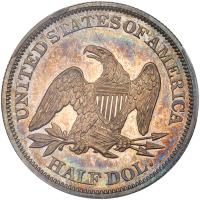 1860 Liberty Seated 50C PCGS Proof 64 - 2