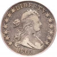 1805 Bust 50C PCGS VF30