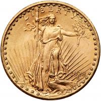 1928 $20 St. Gaudens PCGS MS64