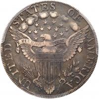 1798 Bust $1. Heraldic Eagle, Close Date PCGS VF Details - 2