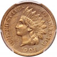 1908-S Indian Head 1C PCGS Unc Details