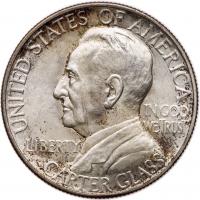 1936 Lynchburg Half Dollar with the original folder card as issued