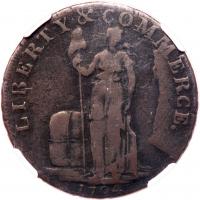 1794 Talbot, Allum & Lee Cent NGC F15