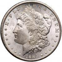 1885-CC Morgan $1 MS63