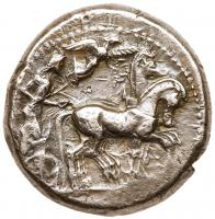 Sicily, Syracuse. Gelon I, 485-478 BC. Silver Tetradrachm (17.01 g.)