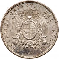 Uruguay. Peso, 1895 PCGS MS61