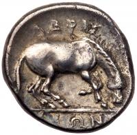 Thessaly, Larissa. Silver Drachm (6.03 g), ca. 356-342 BC EF - 2