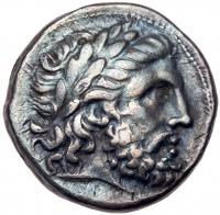 Macedonian Kingdom. Philip II. Silver Tetradrachm (13.91 g), 359-336 BC EF
