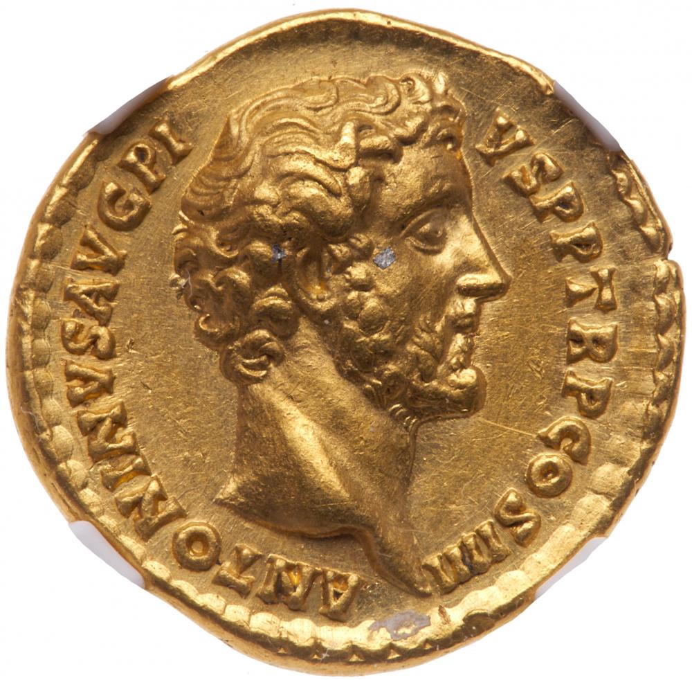 Antoninus Pius. Gold Aureus (7.41 g), AD 138-161