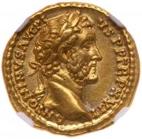 Antoninus Pius. Gold Aureus (7.31 g), AD 138-161